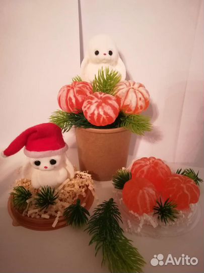 Мыло ручной работы новый год