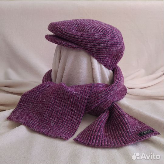 Кепка женская с шарфом