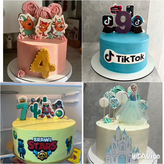 Торты на заказ, бенто, капкейки, пряники