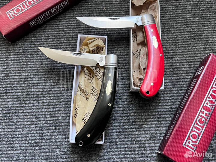 Нож Rough Ryder Large Bow Trapper. Оригинал. Новый