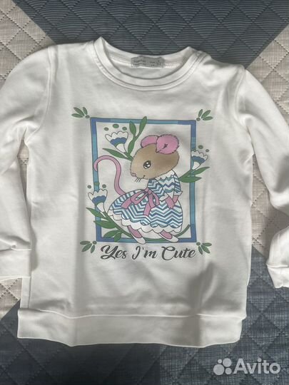 Комлект вещей на девочку 104-110 см