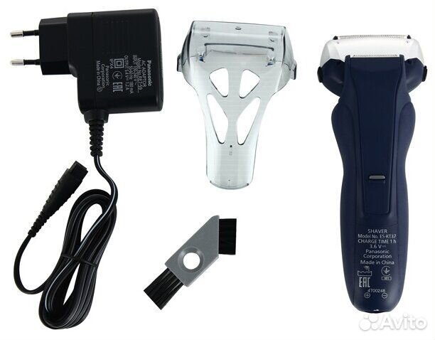 Новая Электробритва Panasonic ES-RT37, синий/сереб