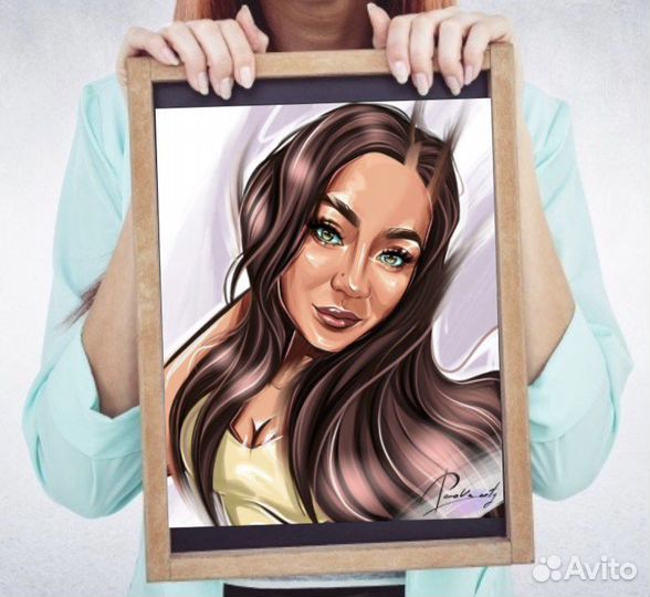 Цифровой портрет на заказ по фото