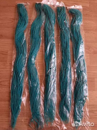 Комплекс се кос, темно бирюзовый, синегальские кос