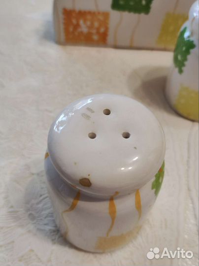 Набор для специй и салфетница