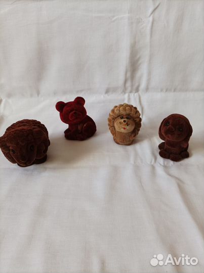 Игрушки СССР из флока (поролон)