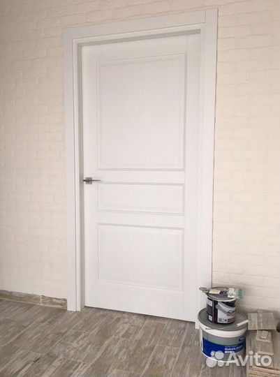 Скрытая дверь под отделку