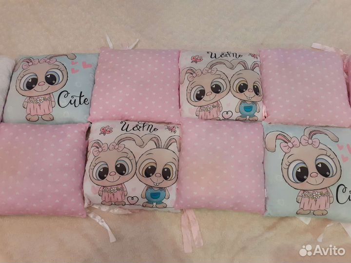 Бортики в детскую кроватку