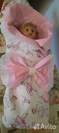 Продам летний конверт на выписку