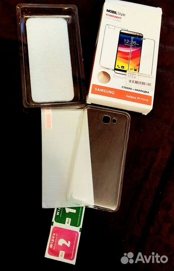 Чехол и стекло Samsung Galaxy J5