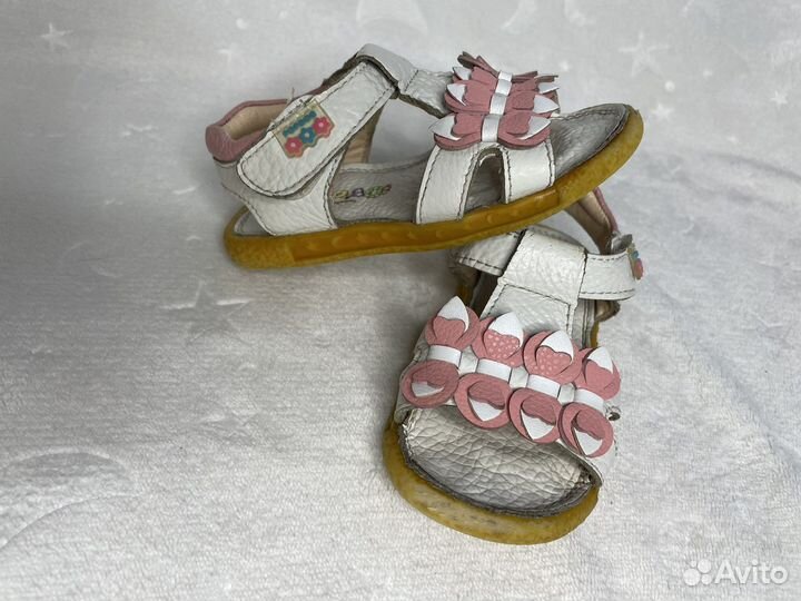 Сандали натуральная кожа для девочки
