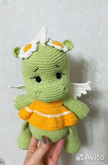 Вязаный дракончик