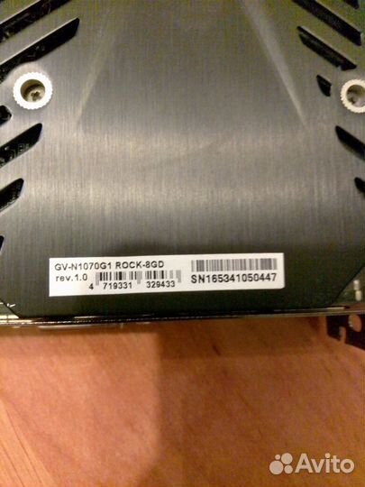 Видеокарта Gigabyte Geforce GTX 1070 OC edition