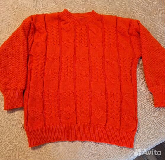 Свитер на флисе новый