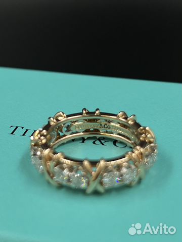 Кольцо Tiffany & Co Schlumberger Sixteen Stone Yel