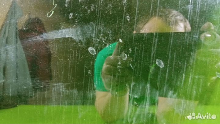 Стекло заднее левое для Mitsubishi Galant 8