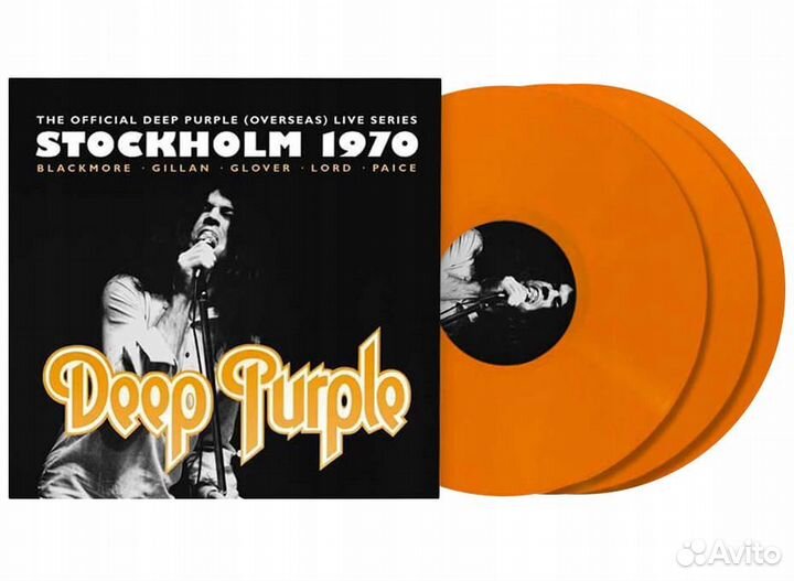 Виниловая пластинка Deep Purple - Live In Stockholm 1970 (Limited Edition 180 Gram Colored Vinyl 3LP