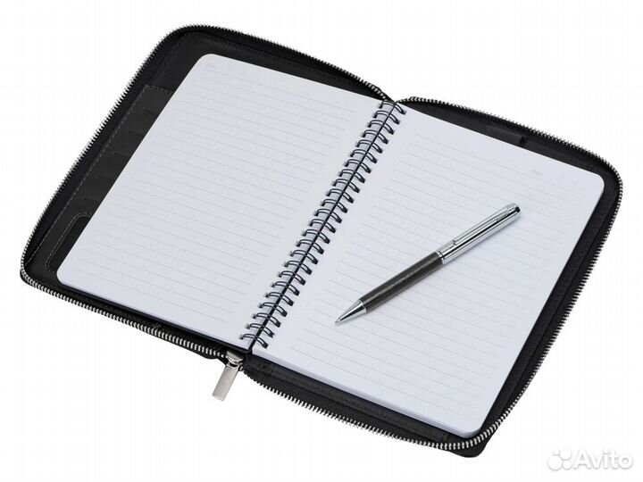 Бизнес-блокнот на молнии А5 с rfid защитой