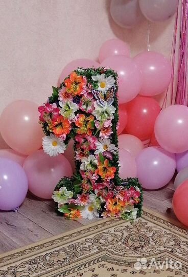 Объемная цифра 1