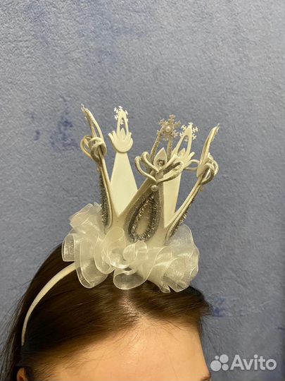 Ободок для волос ручной работы Корона