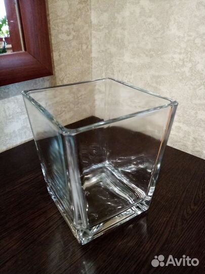 Ваза толстое стекло IKEA
