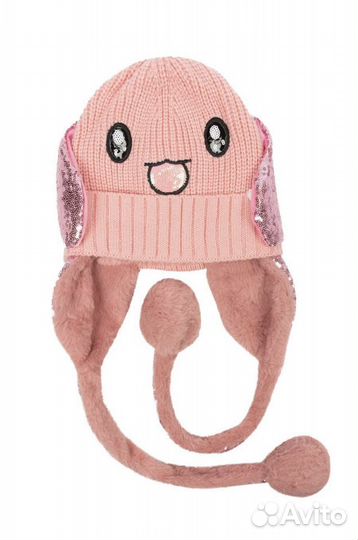 Шапка с ушками 54-56р