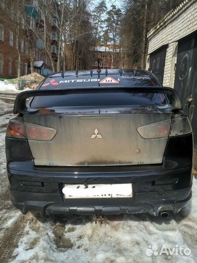 Задний бампер lancer 10 бу