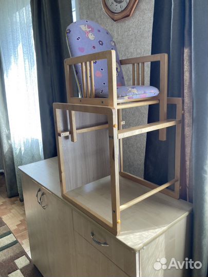 Детский столик и стульчик (трансформер)