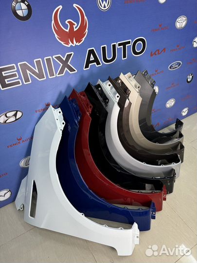 Крылья крашеные для KIA RIO 3