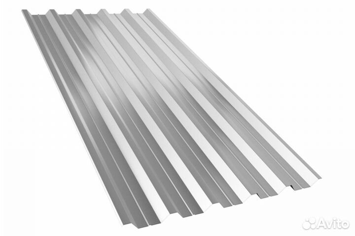 Профнастил нс-44 0.5х1052х6000 мм Оцинкованный для