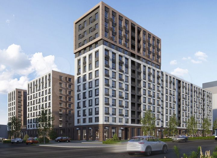 3-к. квартира, 77,6 м², 10/13 эт.