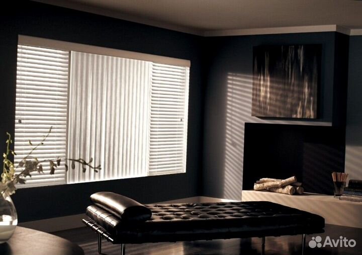 Жалюзи деревянные горизонтальные