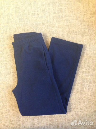 Спортивные флисовые брюки Р.128 (цвет синий)