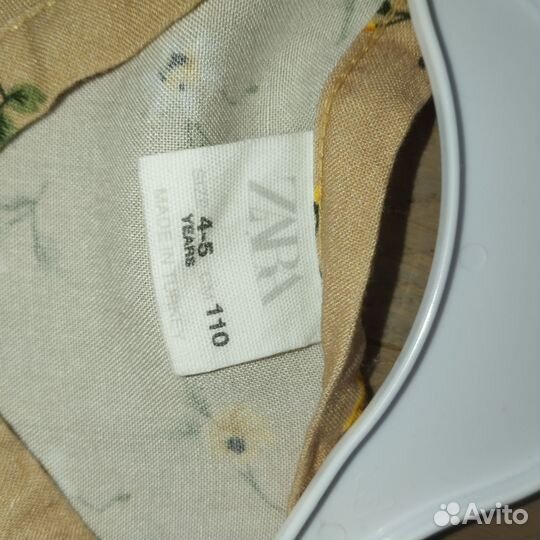 Платье весеннее для девочки zara 110