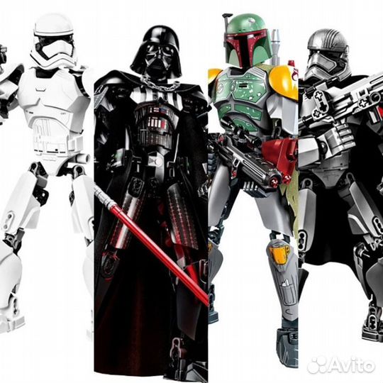 Полный аналог lego star wars сборные фигуры