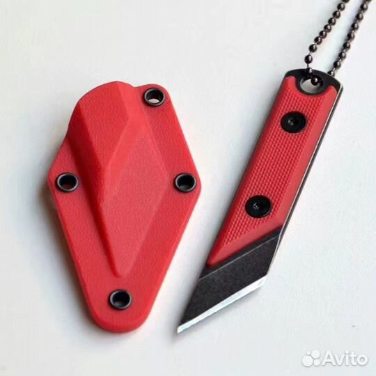 Нож шейный красный (Naostrieklinka)