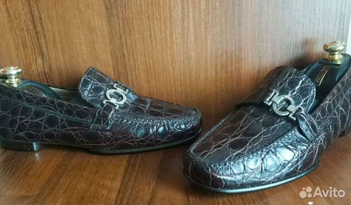 Туфли мужские крокодил brioni