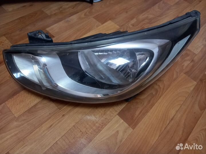 Фара левая hyundai solaris