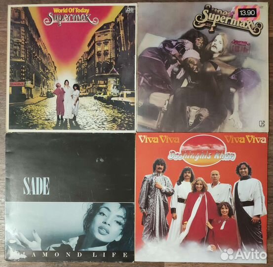 Фирменные виниловые пластинки поп