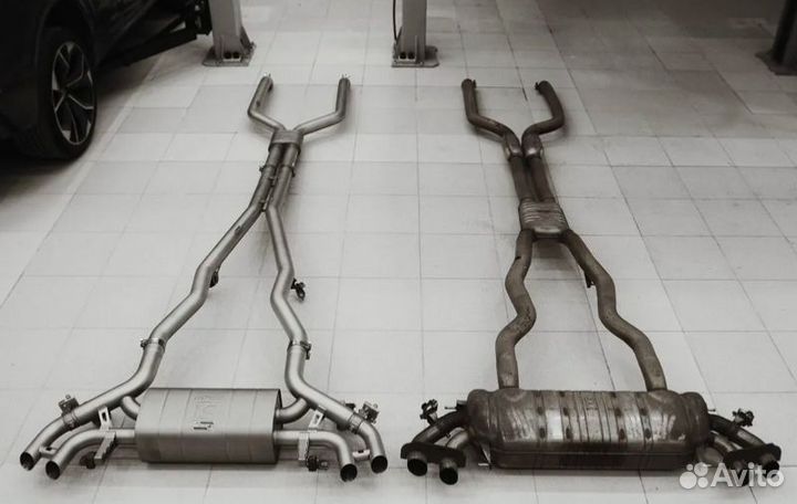 Выхлопная система BMW G12 M760Li Deikin Exhaust