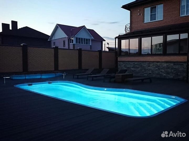 Композитный бассейн из немцкого материала bufa