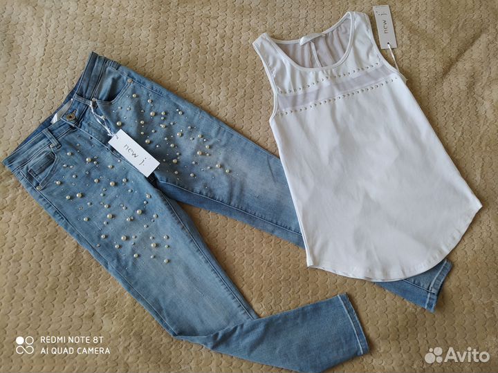 Джинсы женские new J Италия