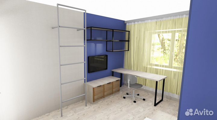 Разработка дизайн-проекта интерьера