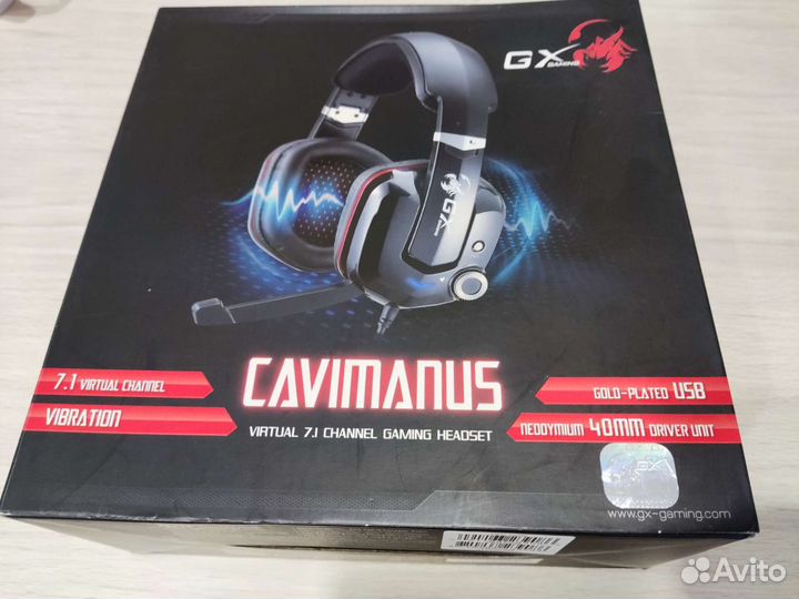 Компьютерная гарнитура Genius cavimanus HS-G700V