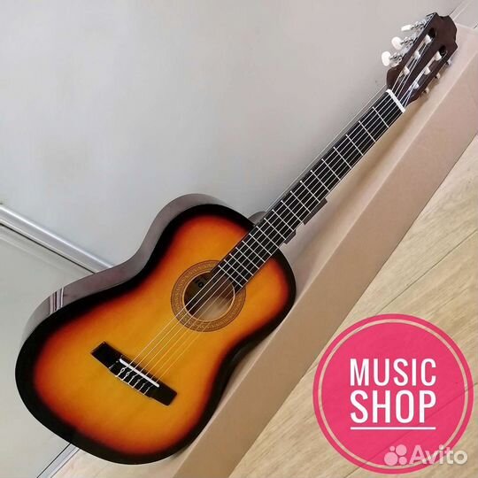 Гитара новая классическая 3/4 ель аналог hohner hc