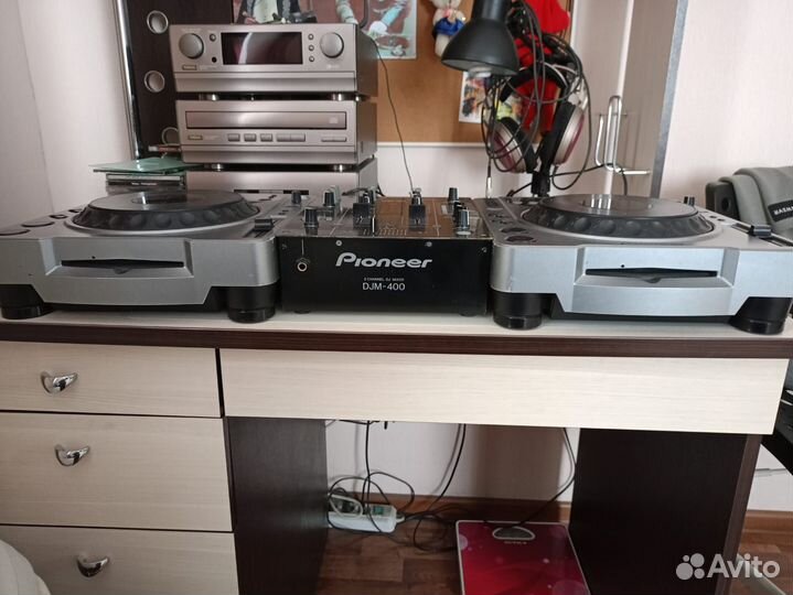 Пуль диджей Pioneer CDJ 800 mk2 + DJM400