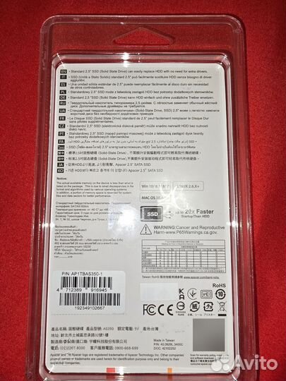 SSD-диск Apacer AS350