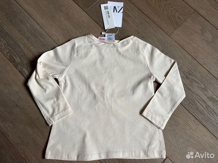 Лонгслив zara 92 новый оригинал