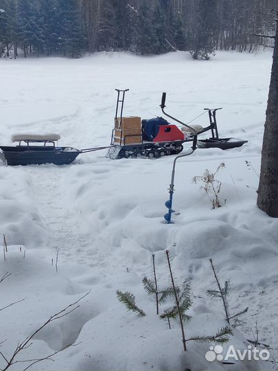 Мото буксировщик