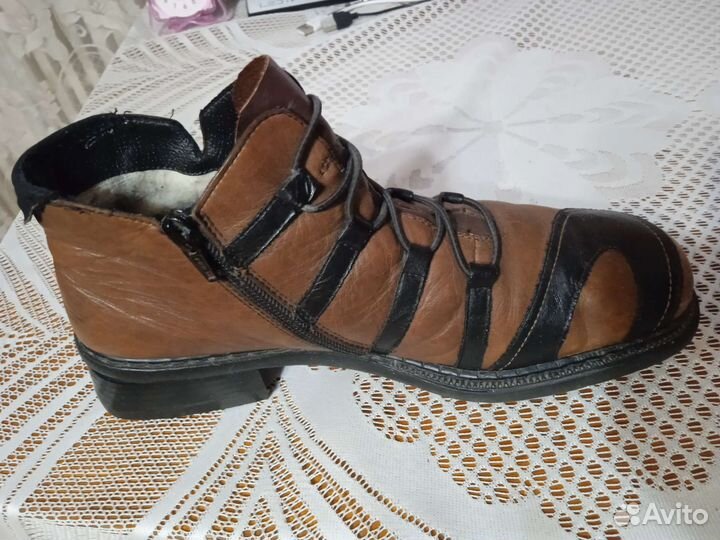 Ботинки женские 41 размер натуральная кожа